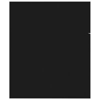 Badkamermeubelset bewerkt hout zwart 6