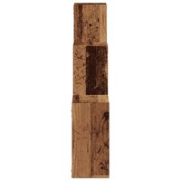 Wandplanken kubus 68x15x68 cm bewerkt hout oud houtkleurig 5