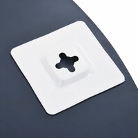 Wandspiegel met 5 schappen 50x60 cm zilverkleurig 5