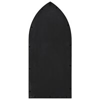 Tuinspiegel 100x45 cm ijzer zwart 4