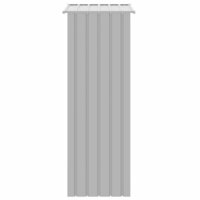 Vogelkooi 115x78x200 cm gegalvaniseerd staal grijs 4