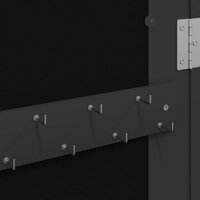 Sieradenkast met spiegel wandgemonteerd 30x8,5x90 cm zwart 8