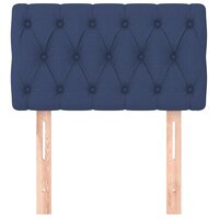 Hoofdbord 80x7x78/88 cm stof blauw 3