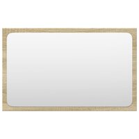 4-delige Badkamermeubelset bewerkt hout sonoma eikenkleurig 5