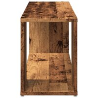 Tv-meubel 100x24x32 cm bewerkt hout oud houtkleurig 5