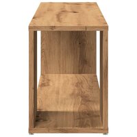 Tv-meubel 100x24x32 cm bewerkt hout artisanaal eikenkleur 5