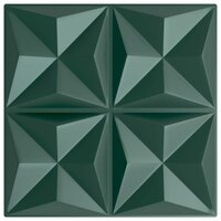 24 st Wandpanelen origami 6 m&sup2; 50x50 cm XPS groen 2