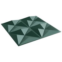 48 st Wandpanelen origami 12 m&sup2; 50x50 cm XPS groen 5