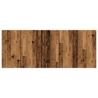 Hoofdeinde 200x1,5x80 cm bewerkt hout oud houtkleurig 3