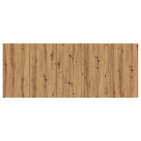 Hoofdeinde 200x1,5x80 cm bewerkt hout artisanaal eikenkleur 3