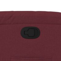 Sta-op-stoel verstelbaar stof wijnrood 12