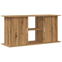 Aquariumstandaard 121x41x58 cm bewerkt hout artisanaal eiken 2