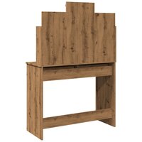 Kaptafel met LED-verlichting 96x40x142 cm artisanaal eikenkleur 9