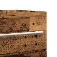 2-delige Badkamermeubelset bewerkt hout oud houtkleurig 9