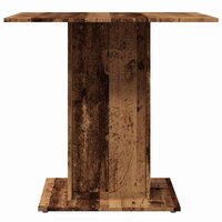 Eettafel 80x80x75 cm bewerkt hout oud houtkleurig 5