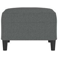 Voetenbank 70x55x41 cm stof donkergrijs 4