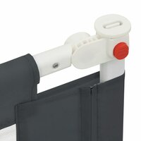 Bedhekje peuter 100x25 cm stof donkergrijs 6