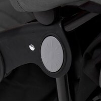 Tweeling kinderwagen staal donkergrijs 10