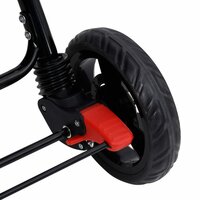 Tweeling kinderwagen tandem staal rood 9