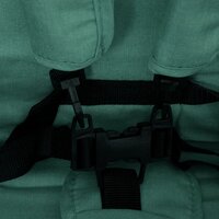 Tweeling kinderwagen tandem staal groen 10