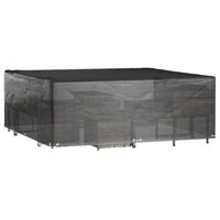 Tuinmeubelhoezen 2 st 16 oogjes vierkant 300x300x75 cm 9