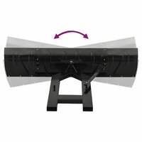 Sneeuwploeg voor heftruck 200x48 cm zwart 9