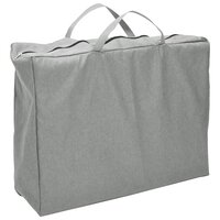 Babybox met matras linnen lichtgrijs 8