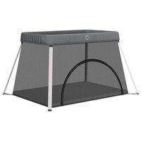 Babybox met matras linnen donkergrijs 2