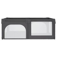 Babybox met 2 deuren oxford stof donkergrijs 4