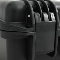 Flightcase draagbaar 49x38x23 cm PP zwart 7