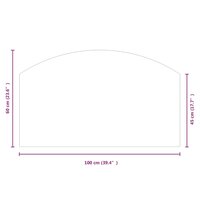 Glasplaat openhaard 100x60 cm 9