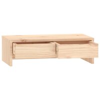 Monitorstandaard 50x27x15 cm massief grenenhout 6