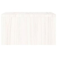 Monitorstandaard 50x27x15 cm massief grenenhout wit 7