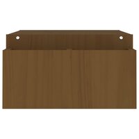 Monitorstandaard 100x27,5x15 cm massief grenenhout honingbruin 6