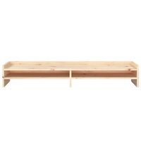 Monitorstandaard 100x24x16 cm massief grenenhout 5