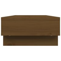 Monitorstandaard 60x27x14 cm massief grenenhout honingbruin 6