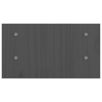 Monitorstandaard 50x27x15 cm massief grenenhout grijs 6