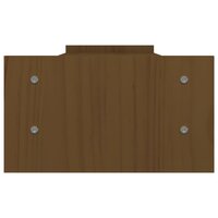 Monitorstandaard 100x27x15 cm massief grenenhout honingbruin 6