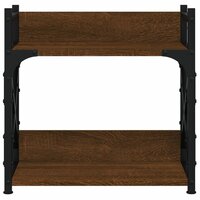 Printerstandaard 2-laags 40x20x40 cm bewerkt hout bruineiken 4
