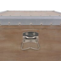 Opbergkist 91x52x40 cm massief vurenhout bruin 9