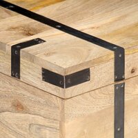 Opbergkist 90x40x40 cm massief mangohout 5