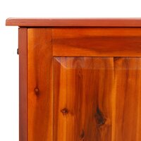 Opbergkist met deksel massief acaciahout bruin 8