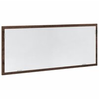 Badkamerspiegel met LED 100x8,5x37 cm bewerkt hout bruin eiken 5