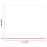 Deken 200x240 cm polyester woestijnmist 5