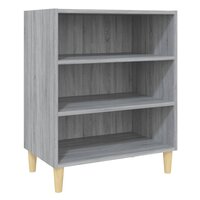 Dressoir 57x35x70 cm bewerkt hout grijs sonoma eikenkleurig 2