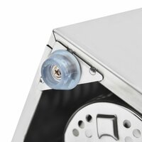 Bestekhouder 5 vakken rechthoekig roestvrij staal  7