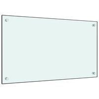 Spatschermen keuken 2 st 70x60 cm gehard glas wit 4