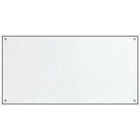 Spatschermen keuken 2 st 80x40 cm gehard glas transparant 3