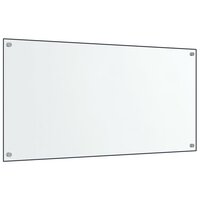 Spatschermen keuken 2 st 80x60 cm gehard glas transparant 4