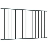 Hekpaneel 1,7x0,75 m gepoedercoat staal antraciet 2